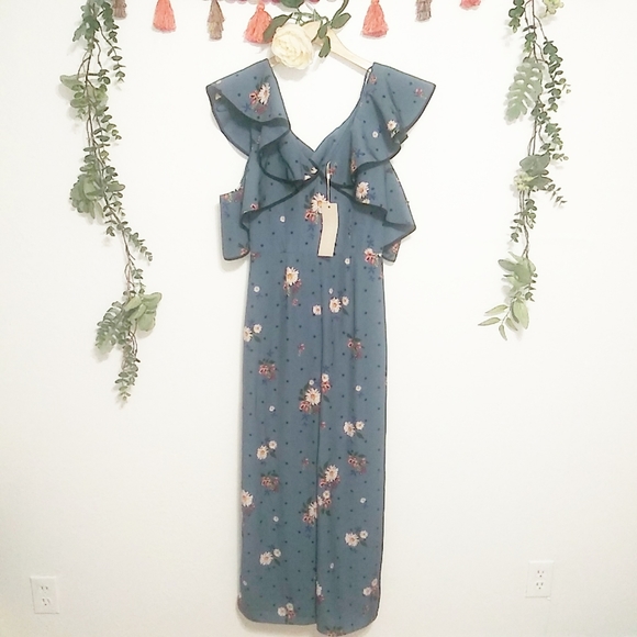 Nwt Keepsake Run Free Floral Jumpsuit - Picture 2 of 8